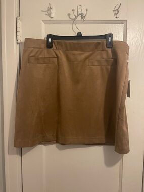 Lauren Conrad Faux Suede A-Line Skirt NWT. (Item 30)
